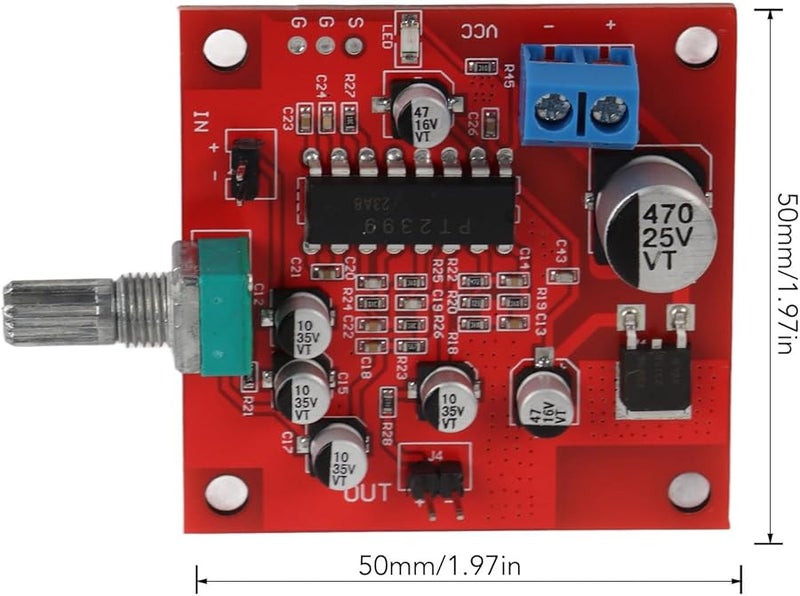 مضخم ميكروفون مكثف، وحدة مكبر صوت، تيار مستمر 6-15 فولت، تطبيق تخزين بسعة كبيرة - Image 3