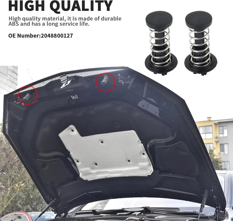 Bomunik Hood Catch Spring Safety for Mercedes - Image 2