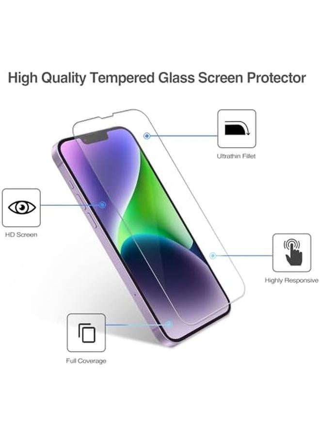 Procases 2 Pack Screen Protector For Iphone 14 Plus Iphone 13 Pro Max 6.7 Inch Tempered Glass Screen Film Guard For Iphone 14 Plus 2022 Iphone 13 Pro Max 2021 Clear - Image 3
