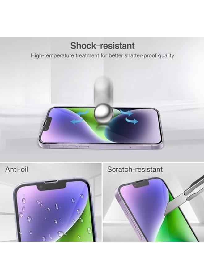 Procases 2 Pack Screen Protector For Iphone 14 Plus Iphone 13 Pro Max 6.7 Inch Tempered Glass Screen Film Guard For Iphone 14 Plus 2022 Iphone 13 Pro Max 2021 Clear - Image 5