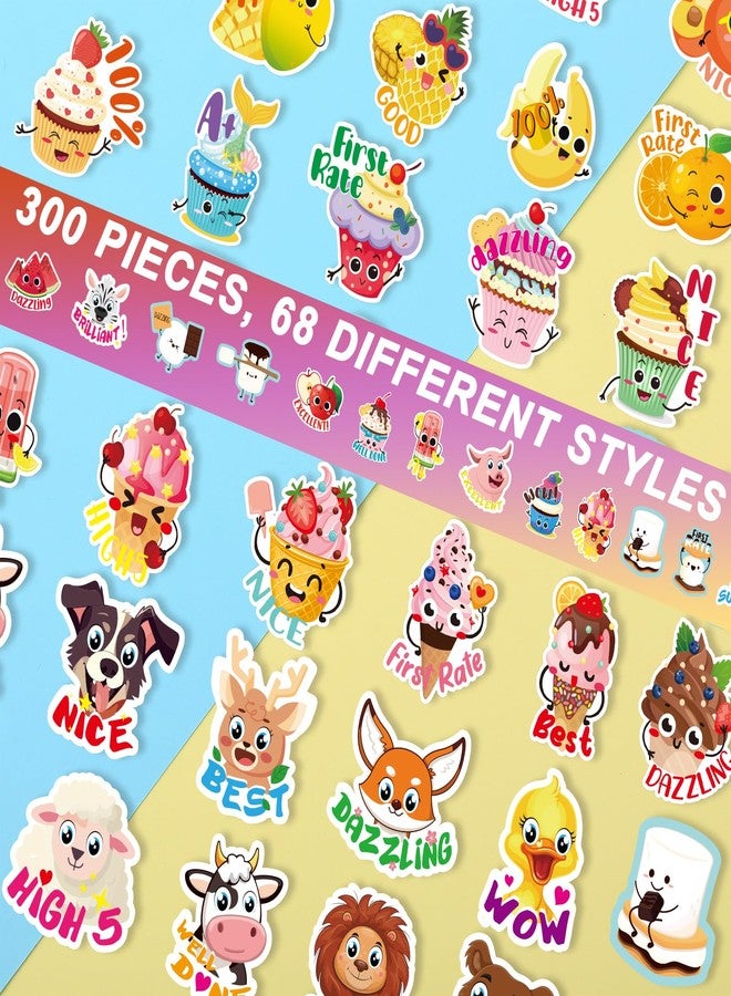Jetec 300 Pcs Scratch and Sniff Stickers for Kids, 68 Styles Scented Smelly Stickers Scented Teachers Motivational Parents Reward Incentive Bulk Students Classroom Chart School Supplies - Image 5