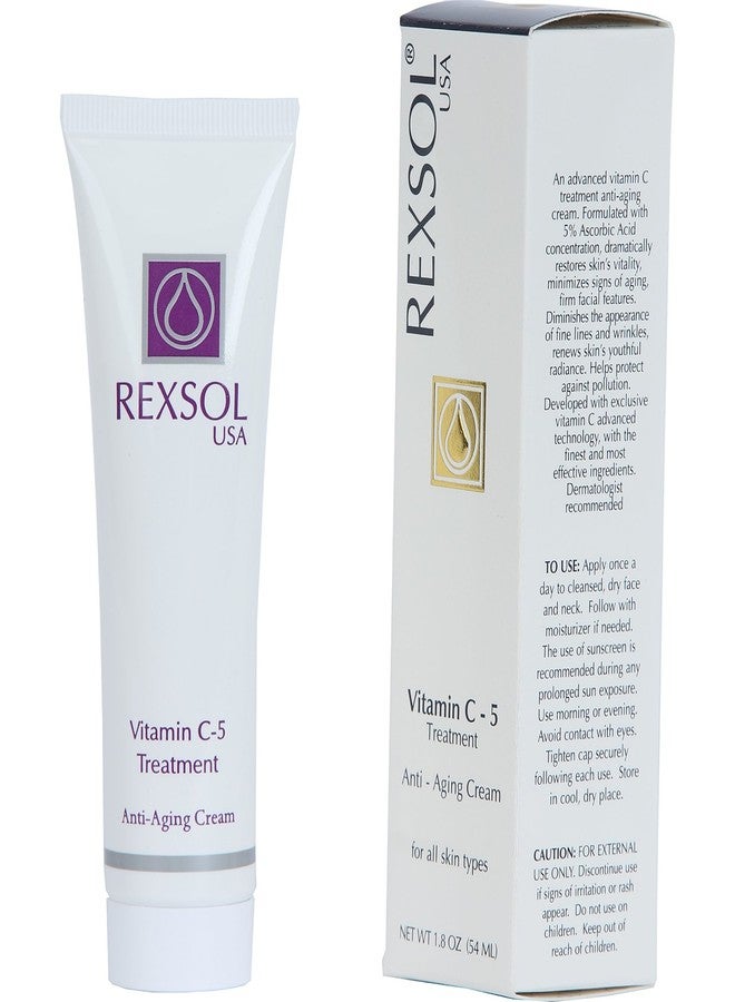 REXSOL 5% Vitamin C Treatment Anti-aging Cream. (54 ml / 1.8 fl oz) - Image 1