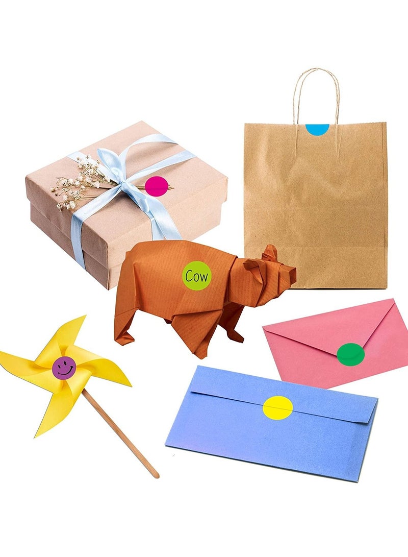 Captaintech Dot Sticker Label, Round Polka Circle Mega Bundle in Assorted 20color 2800pcs Color Coding Labels Self Adhesive Colored Stickers, 40 Sheets - Image 5