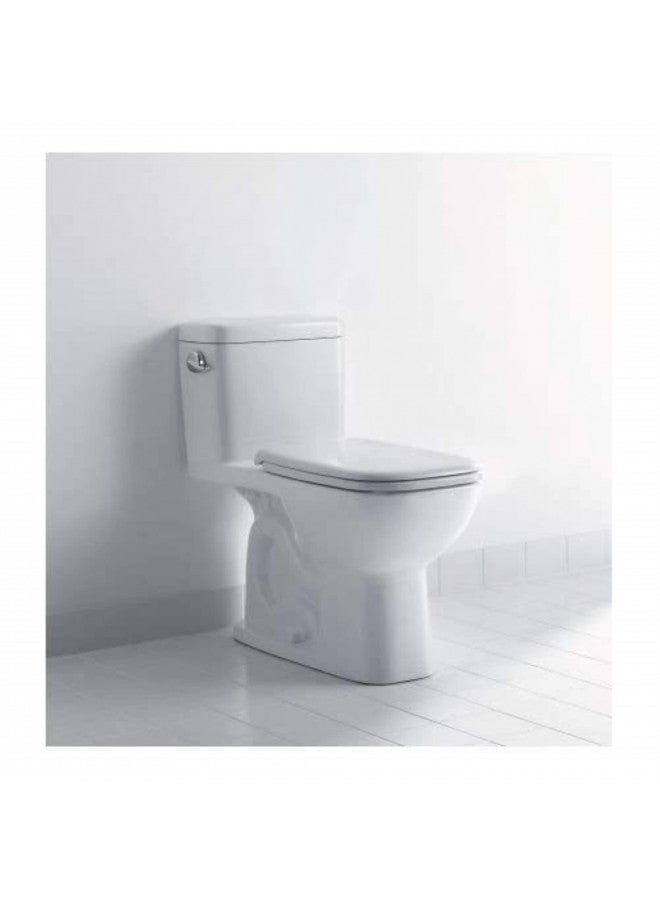 Duravit Duravit 0067410000 D-Code Toilet Seat and Cover, Elongated, White Finish  - Image 3