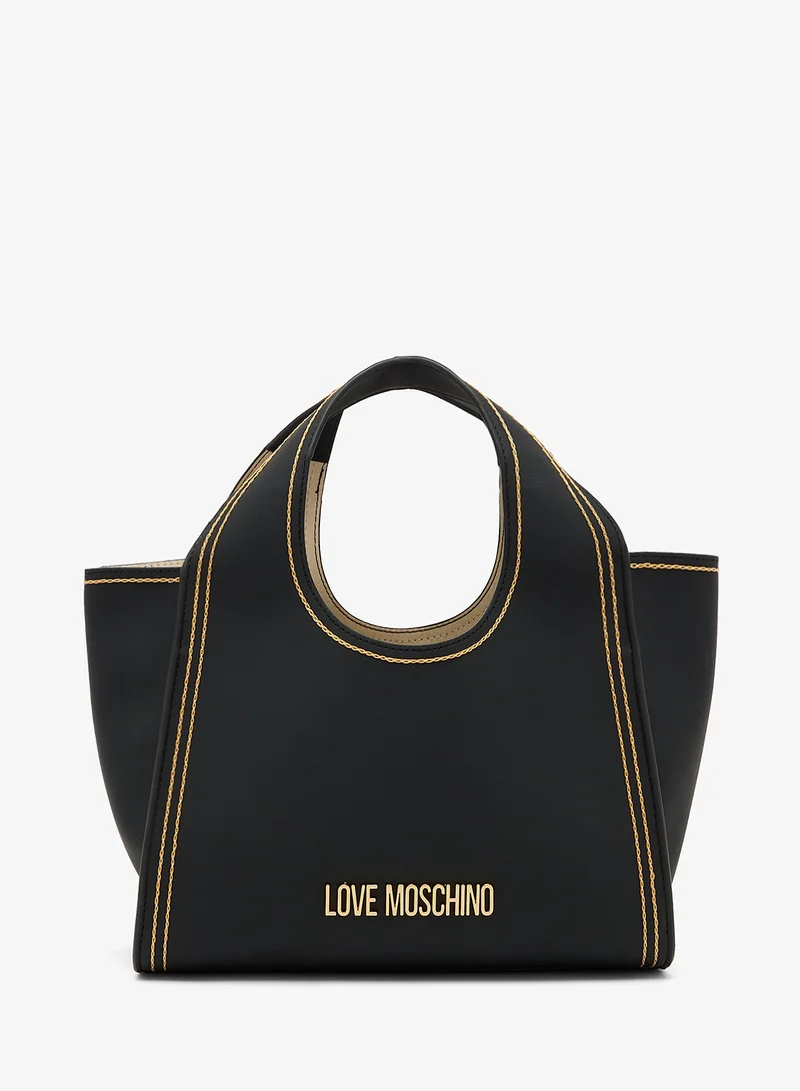 Stitched Love Satchel Bag