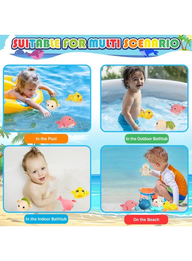 مستودع الأدوات ألعاب حمام سباحة قابلة للنفخ للأطفال، لعبة حمام سباحة عائمة بدون فتحة للحيوانات، للأطفال من سن 1 إلى 3 سنوات، ألعاب حيوانات سلحفاة دولفين عائمة، حمام سباحة للأطفال الصغار ولعبة مائية - Image 5