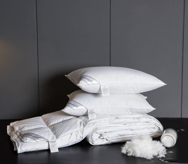 Eastwarmth Lightweight Goose Down Comforter Cooling Blanket Duvet for Summer/Warm Weather,Ultra Soft Fabric 750 Fill Power White King Size - Image 5