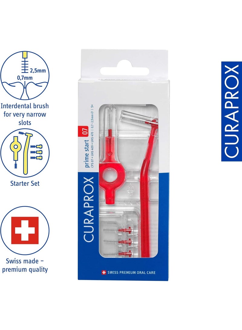 Curaprox Prime Start 07 – Interdental Cleaning Brushes – 5 Pieces - Image 2