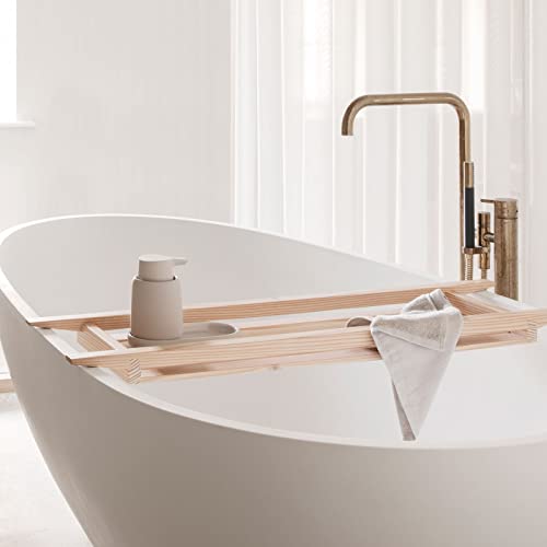 Blomus Sono Soap Dispenser 250 ml Ceramic Hand Soap Dispenser in Beige Diameter 8 x 14 H cm Colour Moonbeam Liquid Soap Dispenser with Pump Head - Image 3