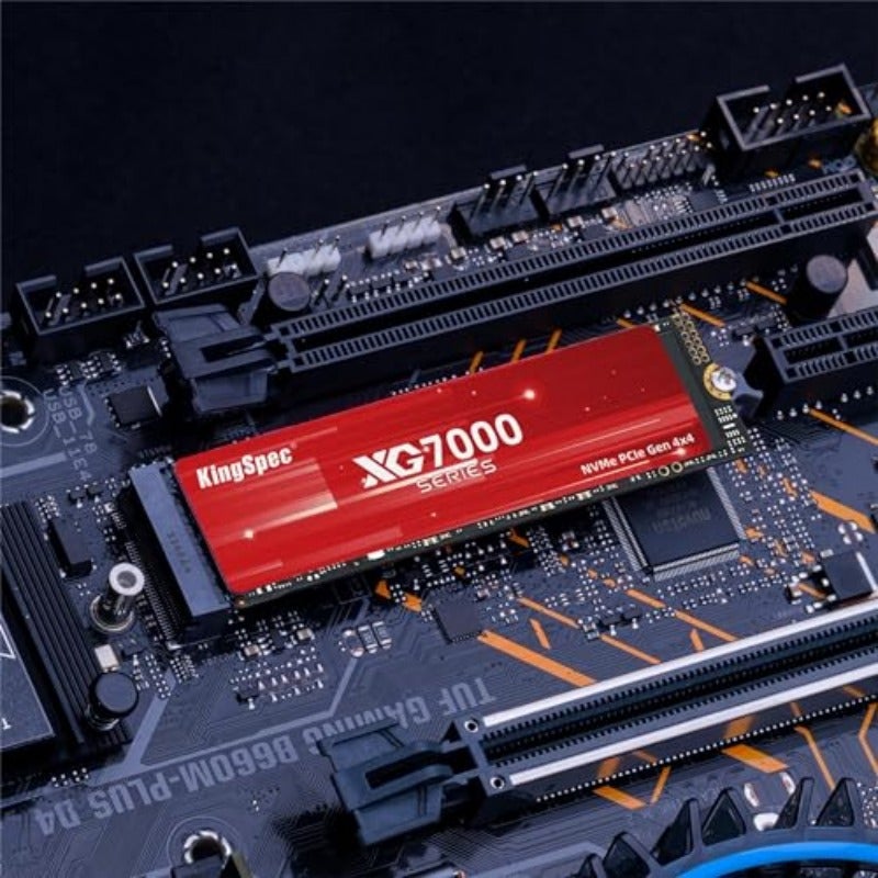 KingSpec XG7000 M.2 NVMe SSD 4TB PCIe 4.0 - Up to 7400MB s Read 6600MB s Write Internal Gaming SSD for PS5 PC and Laptop - with Heatsink 2280 - Image 4