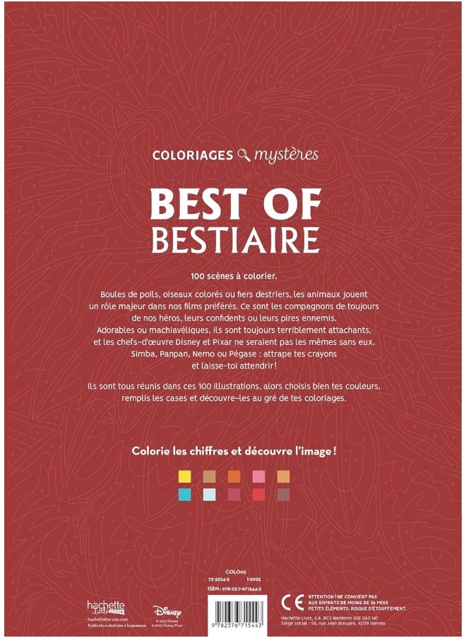 Coloriages mystères Disney - Best of Bestiaire  - Image 2