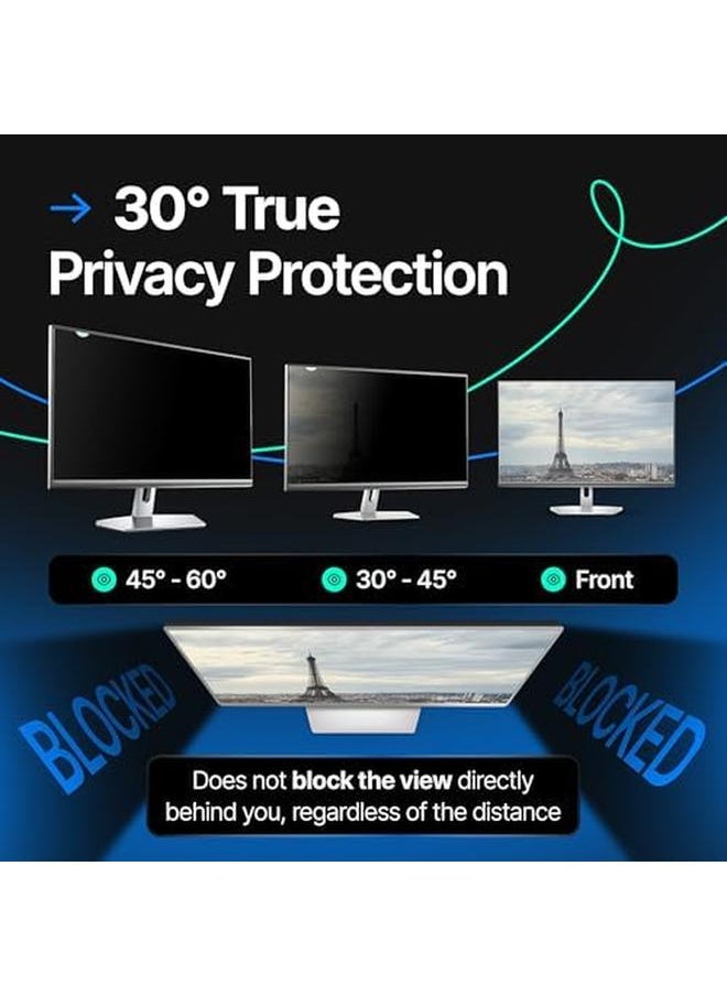 erorex - 23 Inch 16 9 Computer Privacy Screen Filter For Widescreen Monitor And Laptop Anti Glare Anti Scratch Protector Film Data Confidentiality Shield [1 Pack] - Image 1