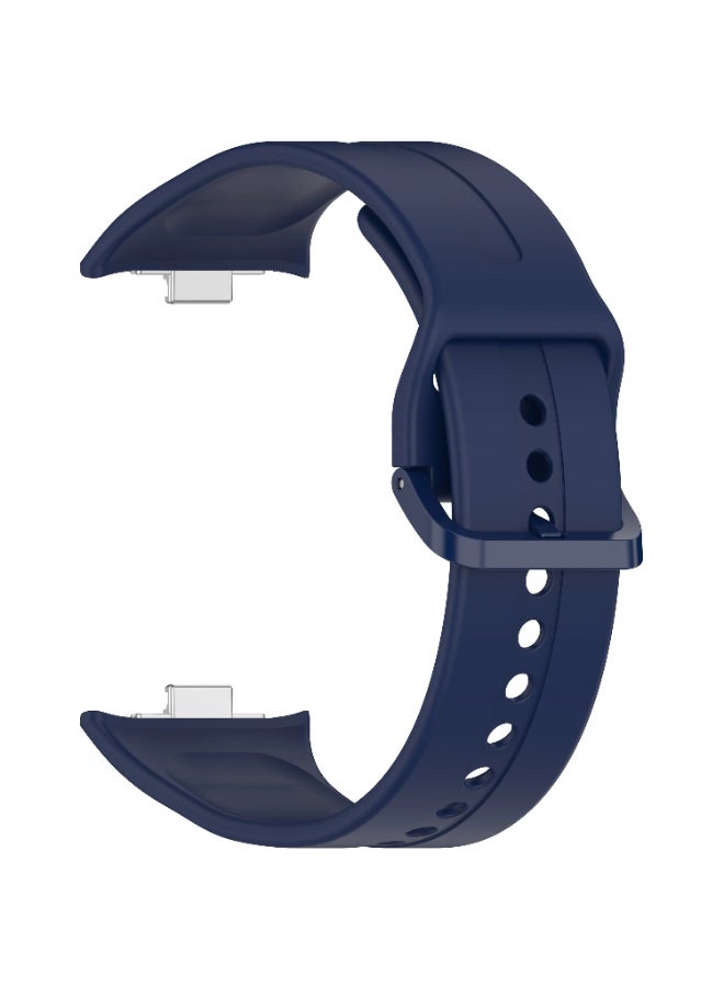Fashion Soft Silicone WatchBand For Xiaomi Redmi Watch 4/5 Smartwatch Wristband  Strap Sport belt Bracelet (Blue) - Image 4
