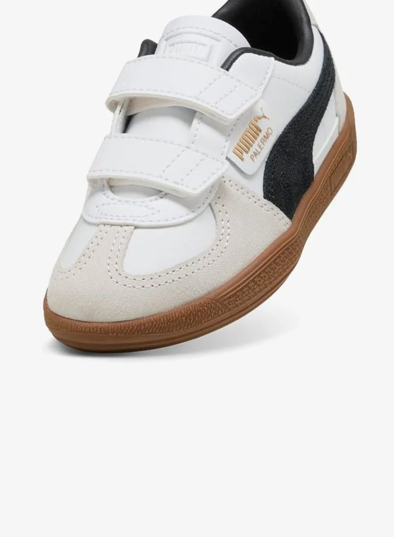Puma PUMA White-Vapor Gray-Gum Kids Palermo Lth V Ps for Men | Best Price UAE