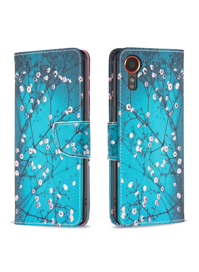 اس-توب جراب جلدي لهاتف Samsung Galaxy Xcover 7 بنمط رسم ملون - Image 1