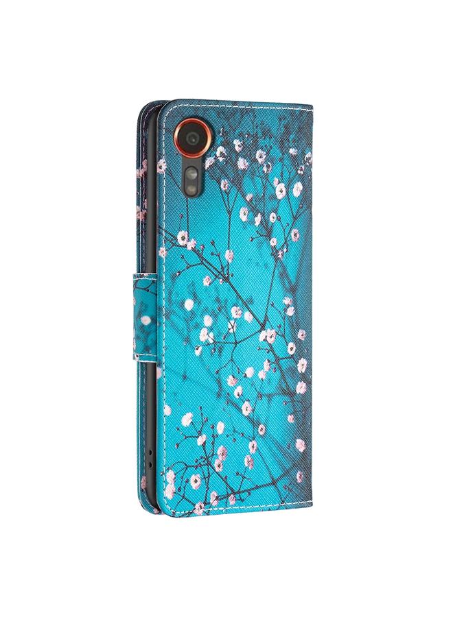 اس-توب جراب جلدي لهاتف Samsung Galaxy Xcover 7 بنمط رسم ملون - Image 3