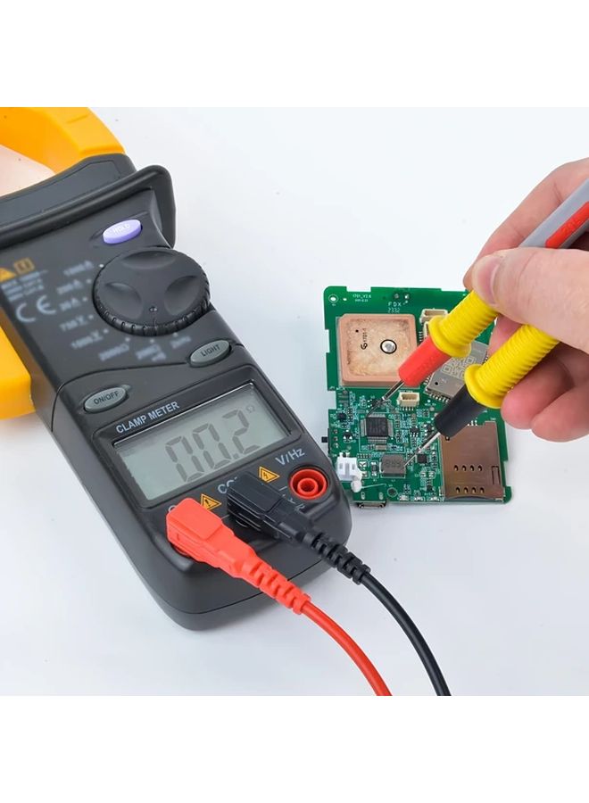 1000 فولت 20 أمبير سيليكون مجسات الملتيميتر 45 بوصة أحمر وأسود غير موصل 1 مجموعة - Image 5