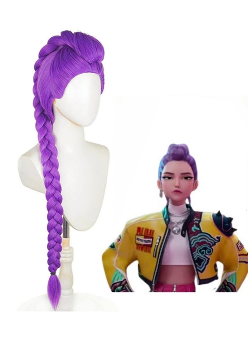 saykfoe K-Pop: Demon Hunters Rumi Oak Character Party Performance Wig as a Gift for Family and Friends - Image 1