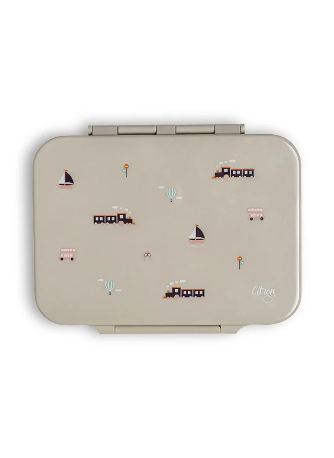 سترون Tritan Lunchbox - Vehicles Design - Leakproof Bento Lunchbox for Kids