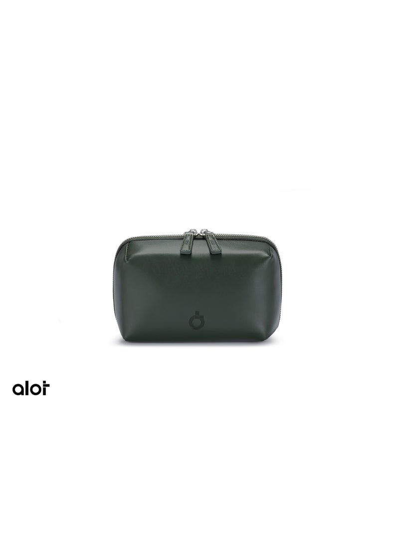 ALot Handbag – Green | Elegant, Durable & Multi-Pocket Design (1L Capacity)  ✨ Durable Daily Companion | Premium Leather | Side Hand Strap | Lightweight (420 g)" - Image 1