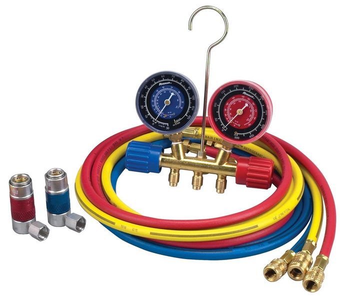 ROBINAIR 45111 R134a Brass Manifold Hose Kit - Image 5
