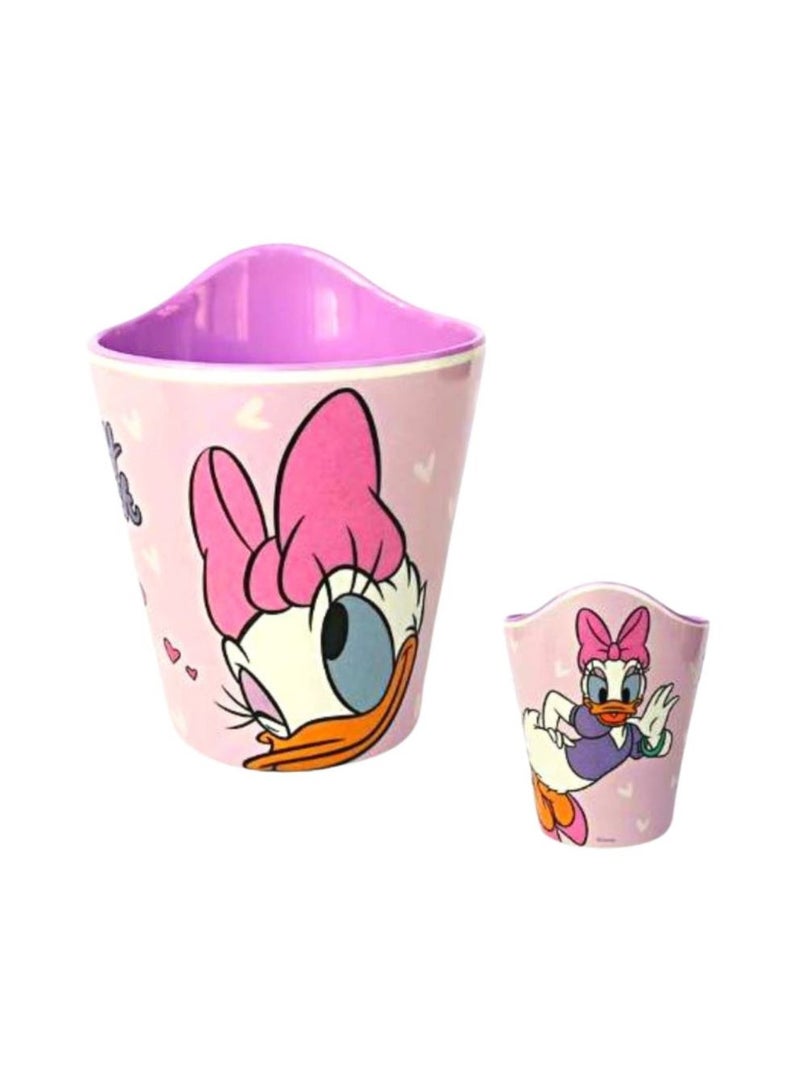 Disney طقم وعاء وكوب مضاد للصدمات من الميلامين للأطفال والرضع بعمر 3 سنوات وما فوق - Image 3