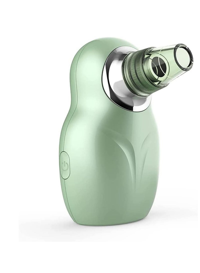 Excefore Blemish & Blackhead Removal Tools, Black Head Remover for Face, Portable Pore Cleaner, Blackhead Remover, Blackhead Extractor, Hot Compress USB Charging, Acne Remover Cleaner, Green - Image 1