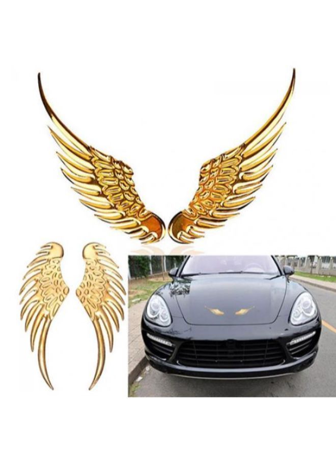 NIBEMINENT 3D Metal Eagle Wing Emblem Car Sticker - Image 5