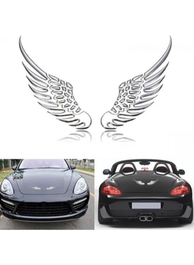 NIBEMINENT 3D Metal Eagle Wing Emblem Car Sticker - Image 4