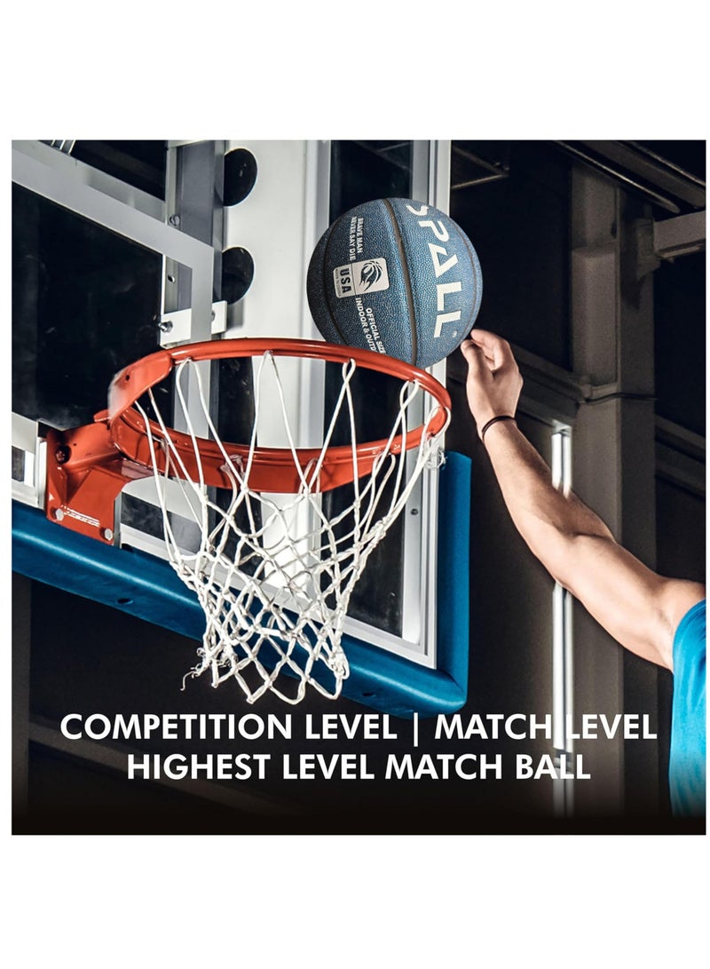 سبال كرة سلة مقاس 7، مقاس رسمي للاستخدام الداخلي/الخارجي، كرة سلة مطاطية بتصميم قناة عميقة، مصنوعة للجنسين والرجال والنساء والشباب والبالغين للتدريب الاحترافي والألعاب - Image 5