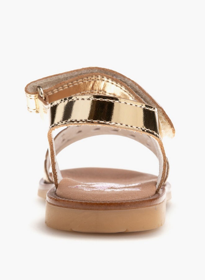 Pablosky Girls' Sandals with Hook and Loop Closure - 056386 Ramadan Collection - Image 3