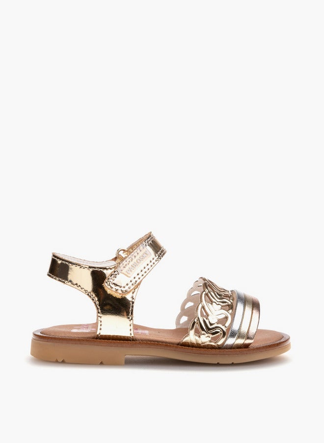 Pablosky Girls' Sandals with Hook and Loop Closure - 056386 Ramadan Collection - Image 2