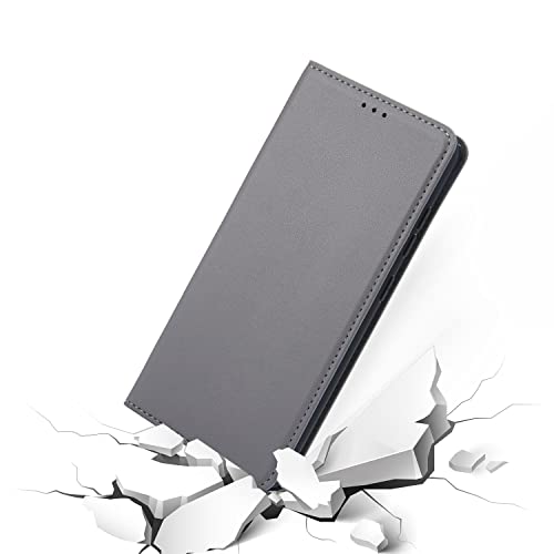 Arbuda flip Cover for Oneplus Nord CE 5G Faux Leather Wallet flip case Cover - Grey - Image 4