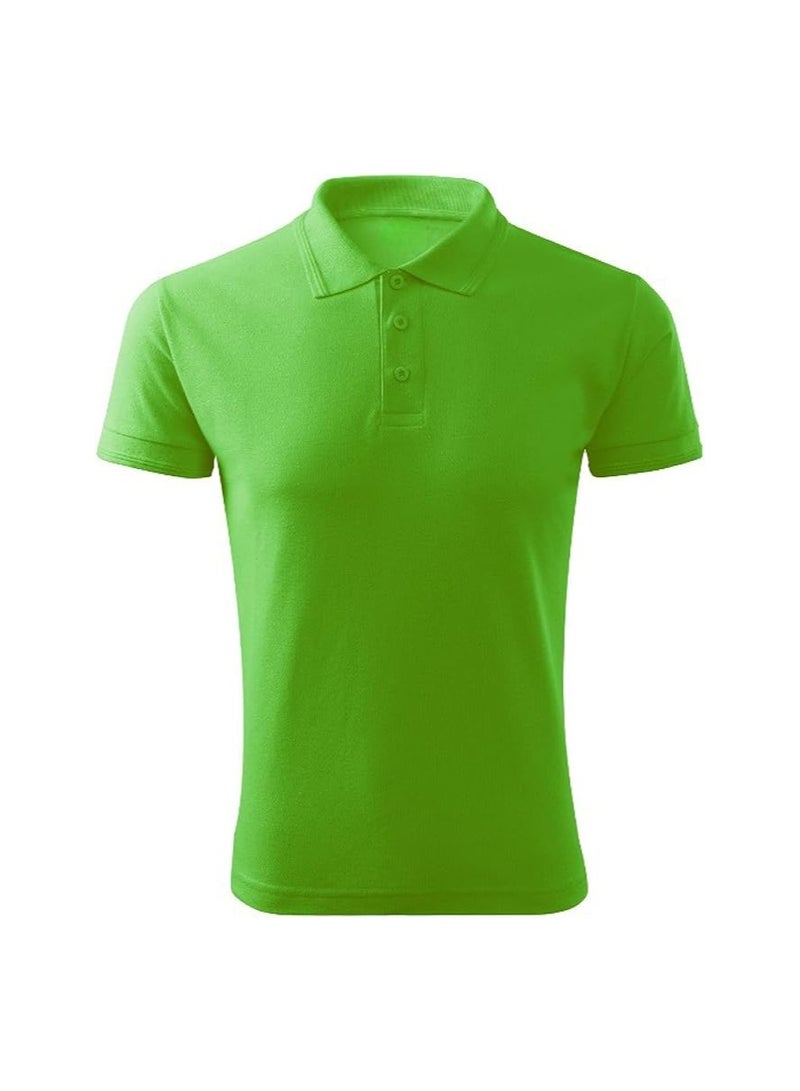PRINTSHOP4ME Pack Of 10 Pcs Women's Regular-Fit Golf Polo T-shirt Pure Cotton Short Sleeve 220 GSM Basic Colors  - Image 3