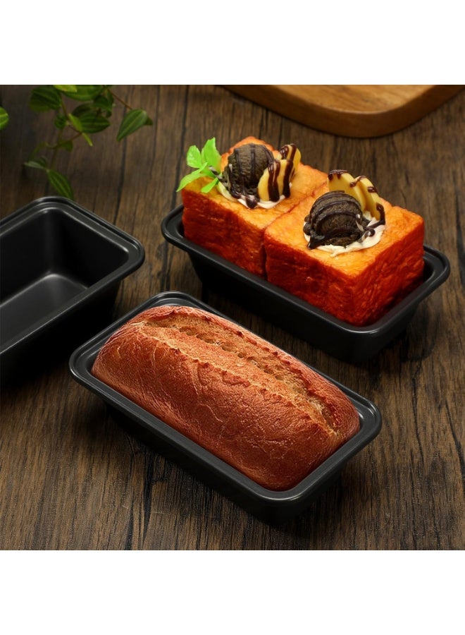 Happy Home Set of 4 Non-Stick Carbon Steel Loaf Pans – Small Rectangular Baking Trays 28×15×6 cm, Heat Resistant Bakeware with Even Heat Distribution, Perfect for Banana Bread, Cakes, Lasagna, Cheesecake, Pastries & Desserts, Durable Anti-Warp Design with Reinforced Edges, Easy Clean Kitchen Baking Pans for Daily Use, Family Gatherings & Special Occasions - Image 5