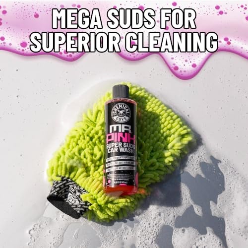 Chemical Guys Mr. Pink Foaming Car Wash Soap, High-Suds pH-Balanced Car Shampoo, Safe for Wax & Sealants, Works with Foam Cannons & Bucket Wash, Safe on All Paint Finishes, 128 oz, Candy Scent - Image 3