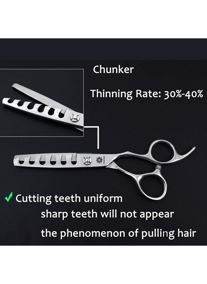 Dream Reach - Professional 6 inch Hair Cutting Scissors Japanese 440C Steel Thinning Shear for Men/Women Cutting for Salon/Barber/Home - Image 1
