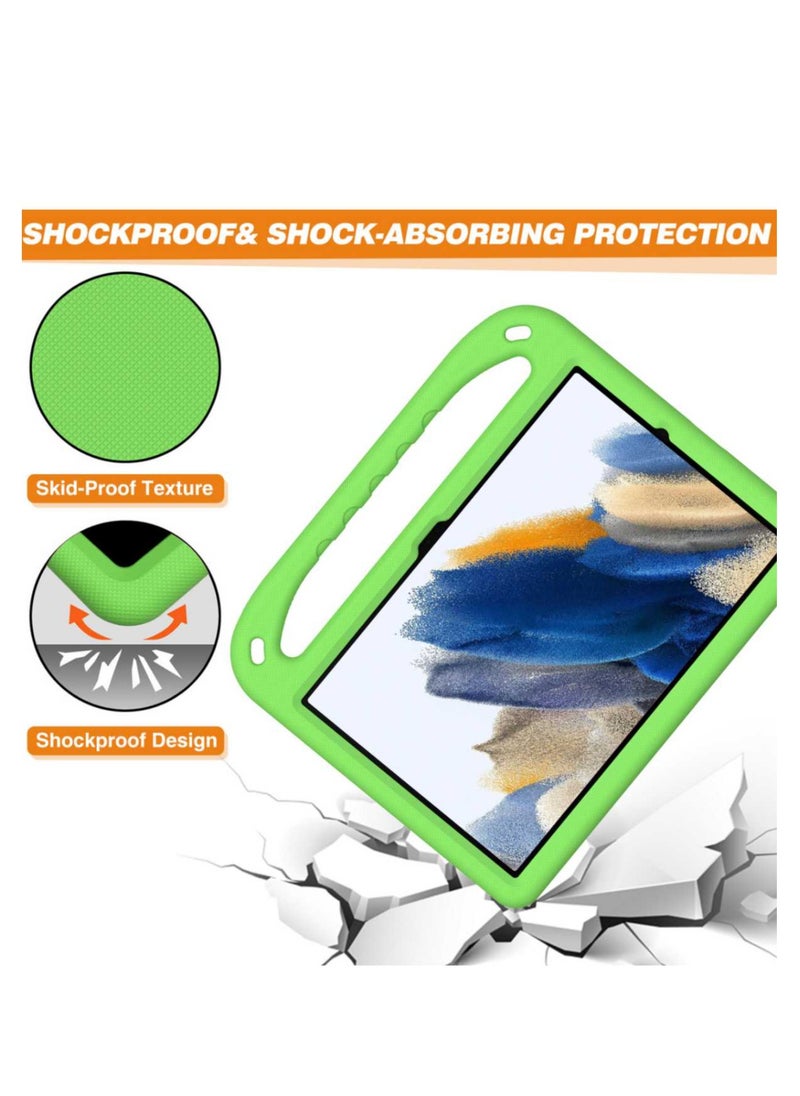 Generic - For Samsung Galaxy Tab A9 Plus Case,Lightweight EVA Kid Friendly Shockproof Handle Stand Case for Samsung Galaxy Tab A9 Plus,Green - Image 1