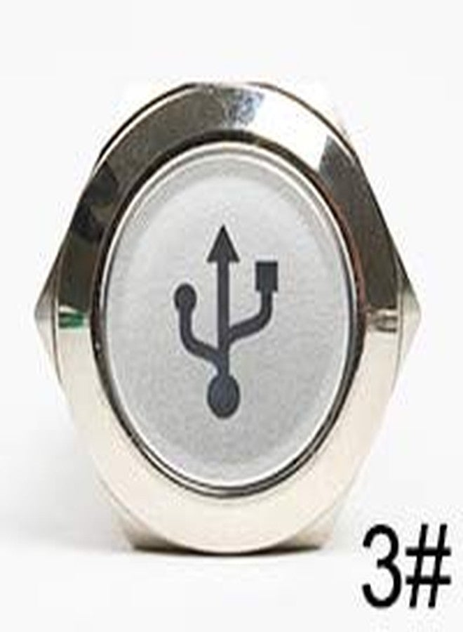 YAMING 1 PCS of 16MM USB Power symbole on/Off Type self Locking Switch (USB Power Symbol) - Image 2