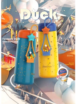 StarAndDaisy StarAndDaisy Smart Kids School Water Bottle SUS Insulated Thermos (Starface-1 Blue)  - Image 3