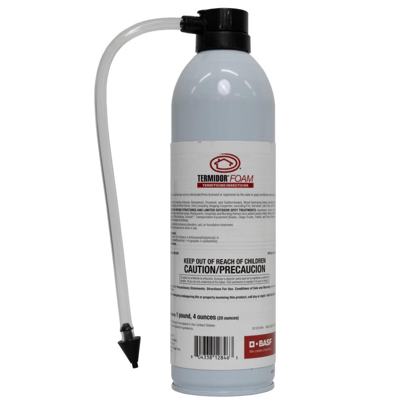 BASF Termidor Foam 20 oz - Termiticide Insecticide for Termites, Ants & Wood Destroying Pests & Insects - Image 1