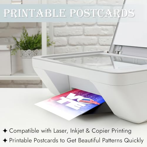 COIDEA Blank Postcards for Mailing, 80 Post Cards for Mailing, 300 GSM White 4 x 6 inches Cardstock Paper Mailable Printable Postcards Bulk for Birthday, Thank You, Business Postcards - Image 3