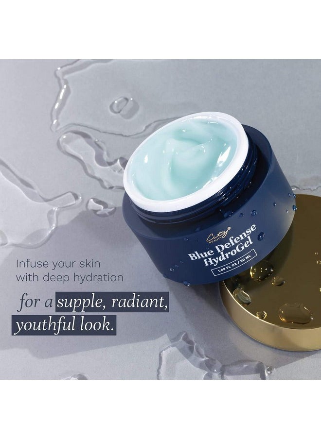 City Beauty - Blue Defense Hydrogel - Gel Face Moisturizer - Hydrating Formula With Hyaluronic Acid - Solution For Dark Spots & Wrinkles - Cruelty-Free Skin Care For Blue Light Defense & Anti-Aging - Image 1