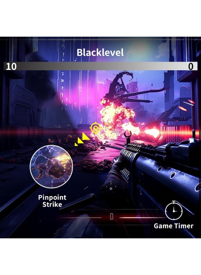 سانسوي شاشة ألعاب منحنية من سانسوي مقاس 32 بوصة بدقة 2K WQHD، معدل تحديث 180 هرتز، زمن استجابة 0.5 مللي ثانية، منفذ HDMI 2.1، طراز ES-G32C1Q - Image 5