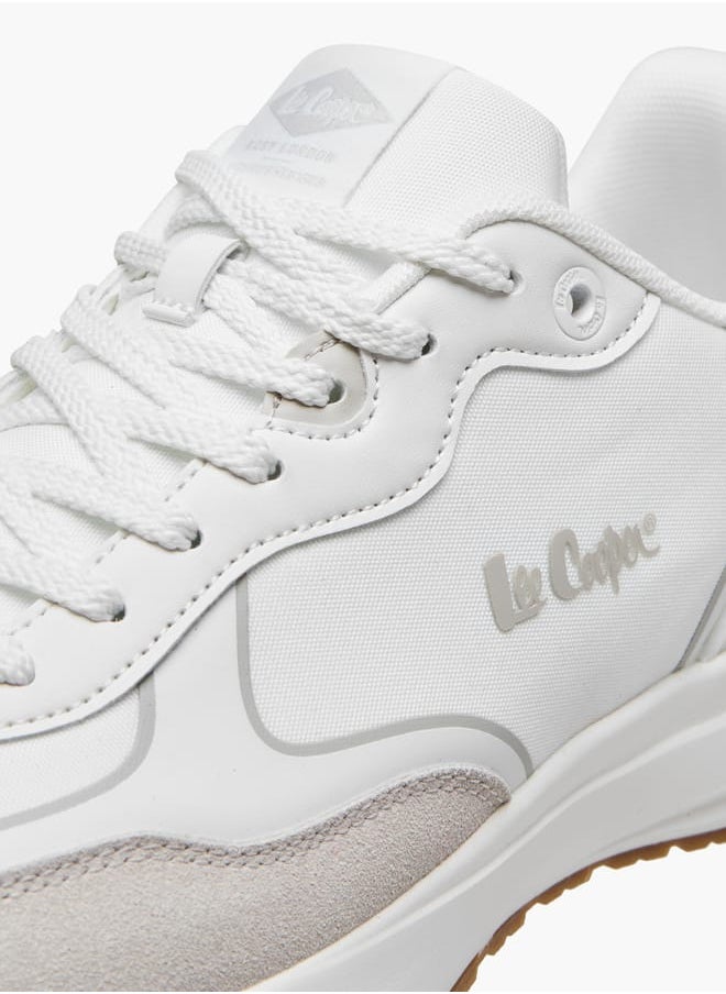 Lee Cooper - Men's Logo Detail Sneakers with Lace-Up Closure - Image 1