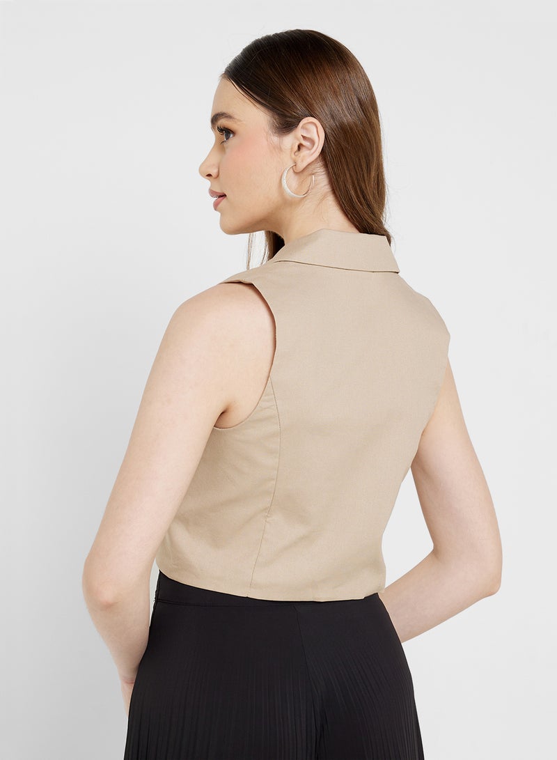 ELLA Cropped Vest - Image 2