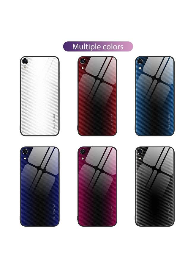 اس-توب جراب لهاتف iPhone XR مصنوع من مادة TPU الزجاجية المتدرجة الملمس - Image 2