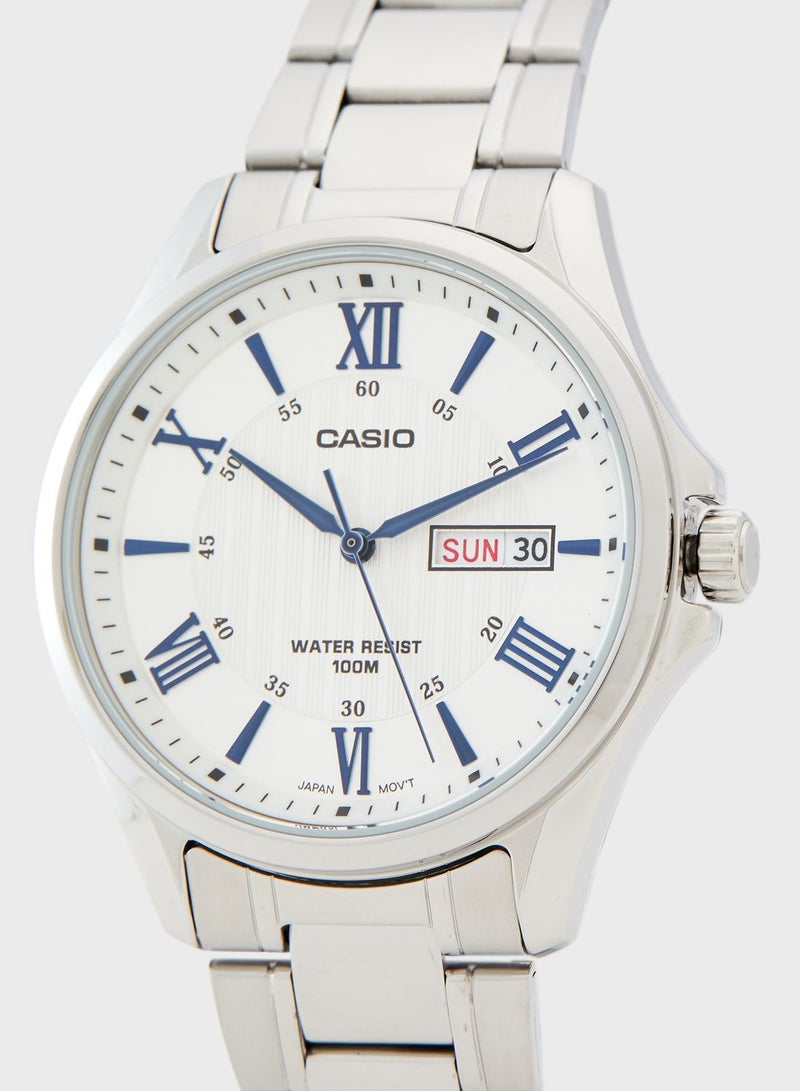 كاسيو ساعة انالوج بنافذة للتاريخ - Image 2