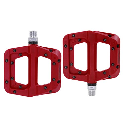 FOOKER MTB Pedals Mountain Bike Pedals 3 Bearing Non-Slip Lightweight Nylon Fiber Bicycle Platform Pedals for BMX MTB 9/16" - Image 2