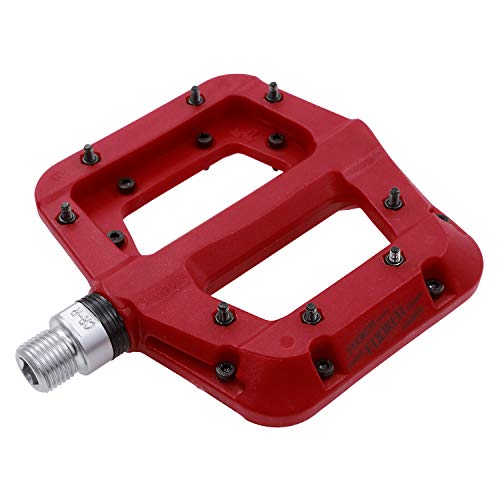 FOOKER MTB Pedals Mountain Bike Pedals 3 Bearing Non-Slip Lightweight Nylon Fiber Bicycle Platform Pedals for BMX MTB 9/16" - Image 1